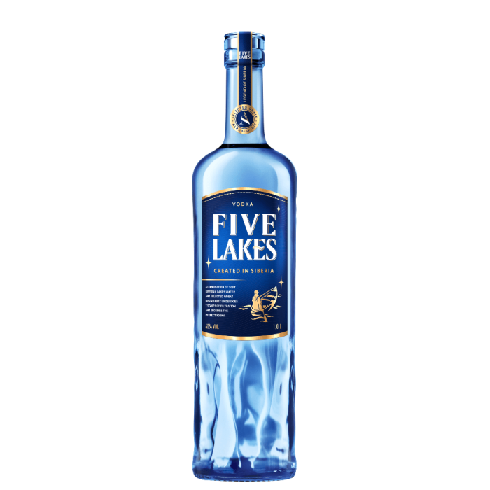 Vodka Five Lakes  1 Ltr Bottle 