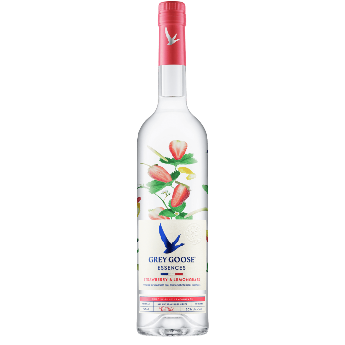 Grey Goose Essences Strawberry & Lemongrass 75cl Bottle