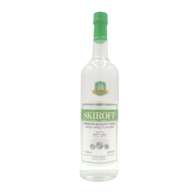 Skiroff Green Apple Vodka 1L Bottle