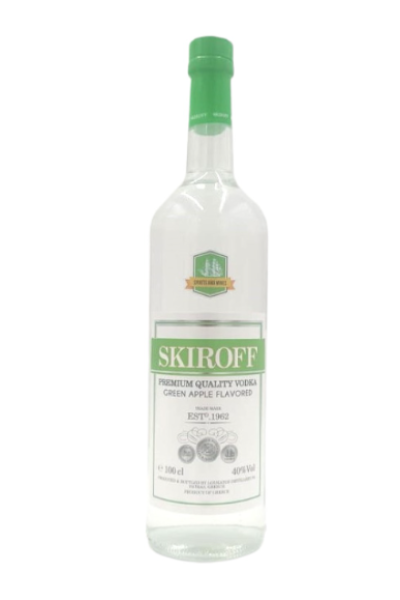 Skiroff Green Apple Vodka 1L Bottle