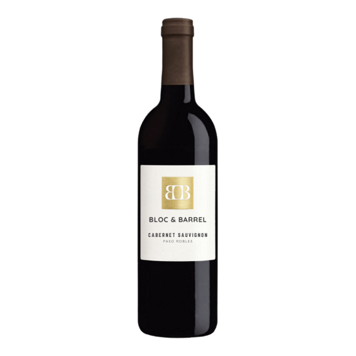 Bloc & Barrel Paso Robles Cabernet Sauvignon  75Cl Bottle