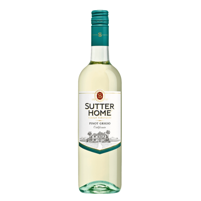 Sutter Home Pinot Grigio 75Cl Bottle