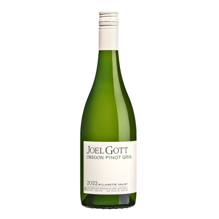 Joel Gott Wines Pinot Gris 75Cl Bottle