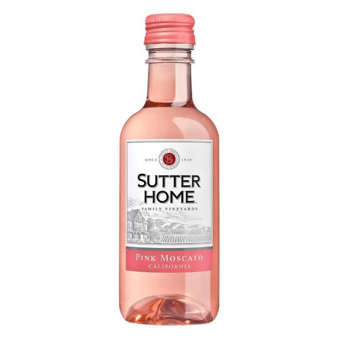 Sutter Home Moscato Pink 18.7Cl Bottle