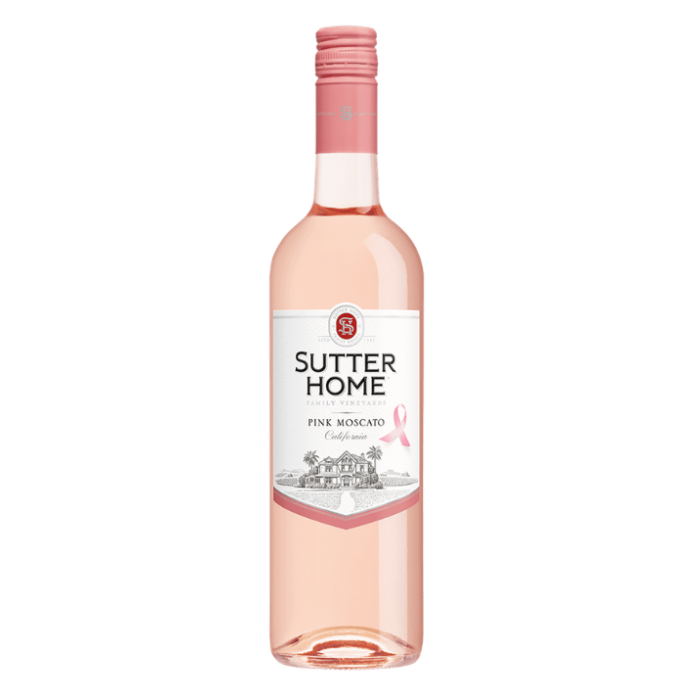 Sutter Home Moscato Pink 75 Cl Bottle