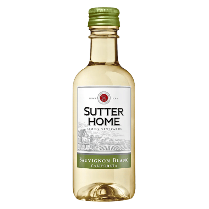 Sutter Home Sauvignon Blanc 18.7Cl Bottle
