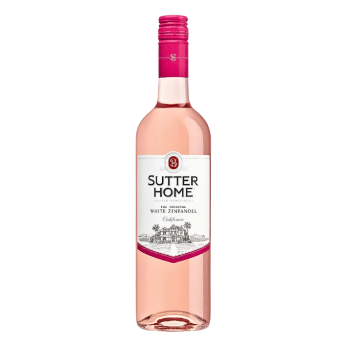 Sutter Home White Zinfandel Blush 75Cl Bottle