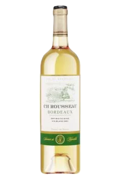 Chateau Rousseau Bordeaux White  75 Cl Bottle
