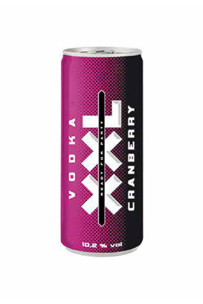 XXL Cranberry Vodka Mix 25cl Can