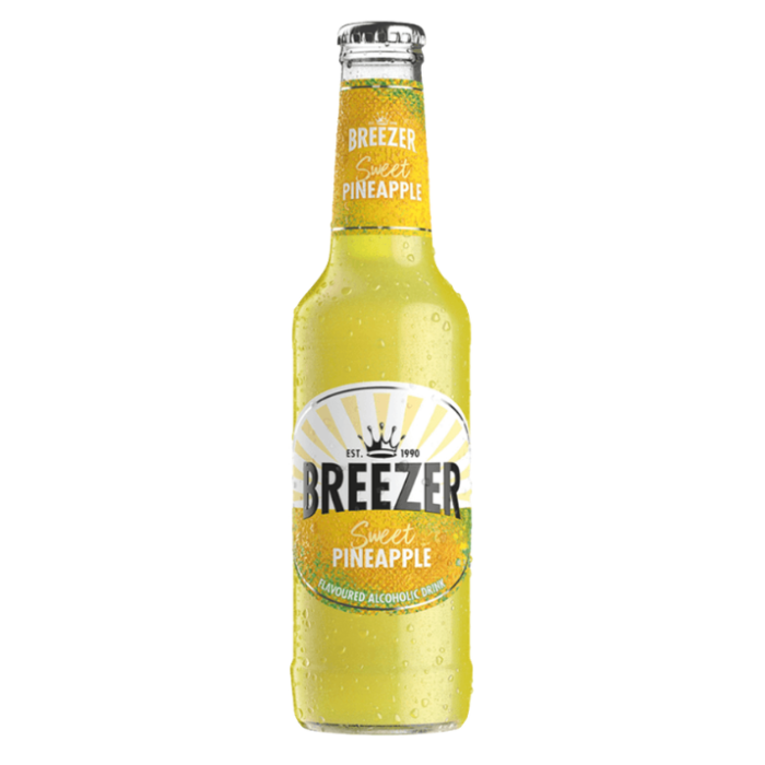 Bacardi Breezer Pineapple NRB 27.5CL