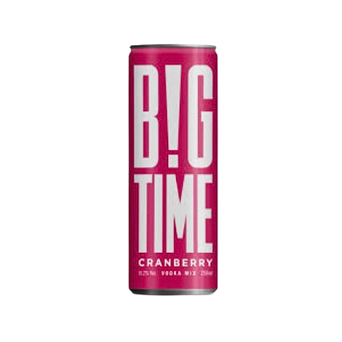 Big Time Vodka Mix Cranberry 25cl Can