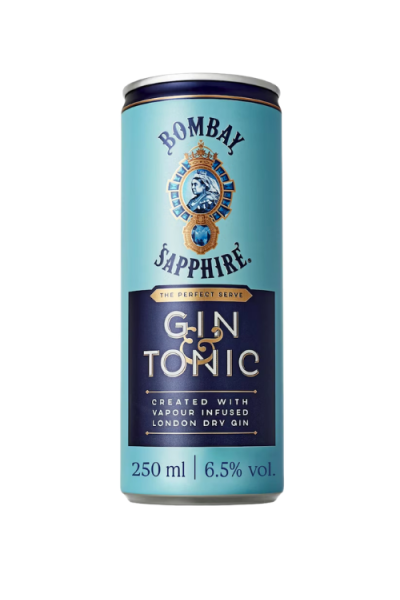 Bombay Sapphire Gin RTD 25Cl Can
