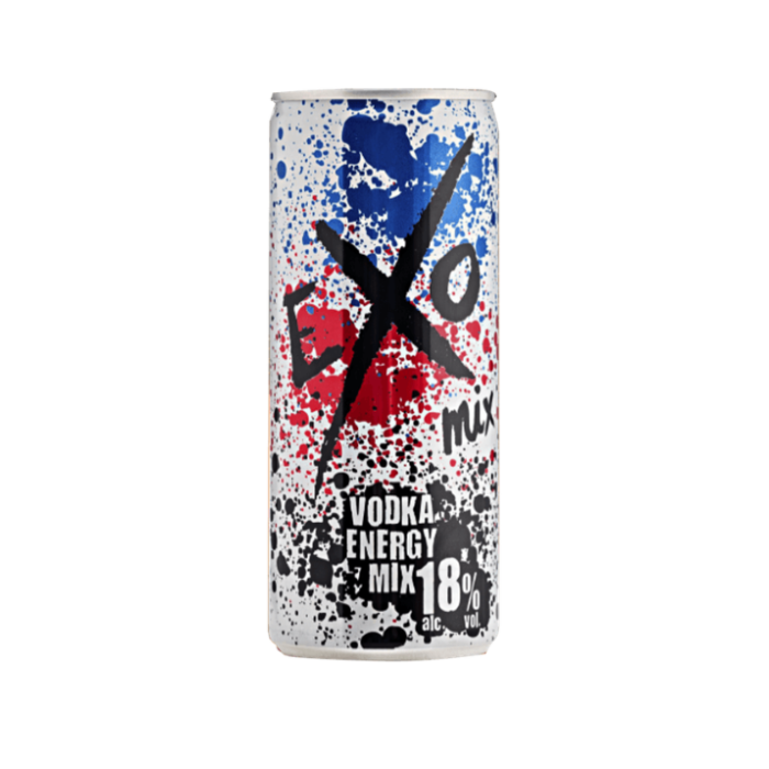 Exo Vodka Energy 25cl Can