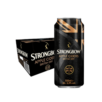 Strongbow Cider 50cl Can x24