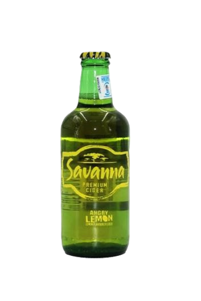 Savanna Angry Lemon Cider 33cl Bottle x24