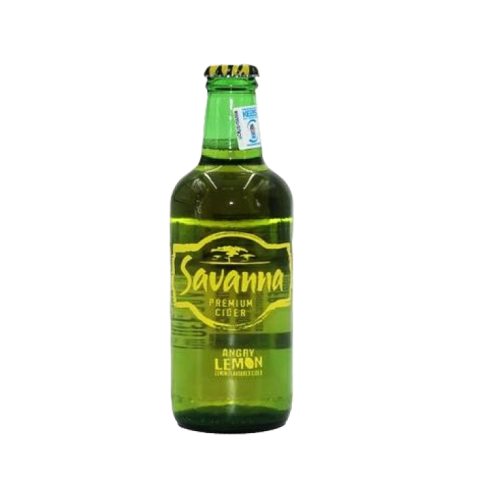 Savanna Angry Lemon Cider 33cl Bottle