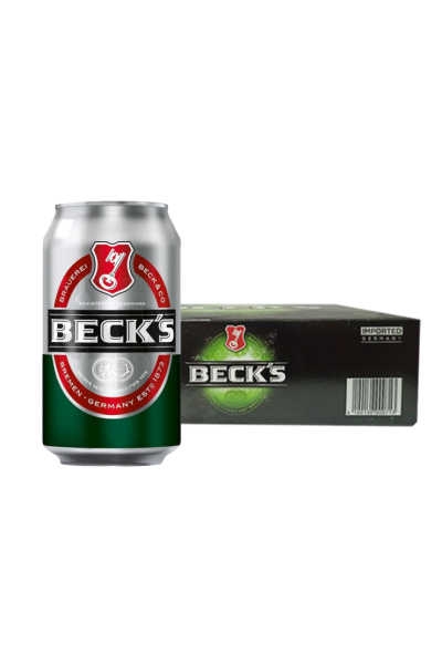Becks 33cl Can x24