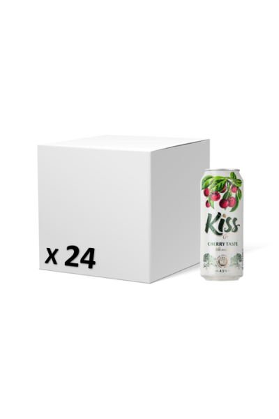 Kiss Cider Cherry 50cl Can x24