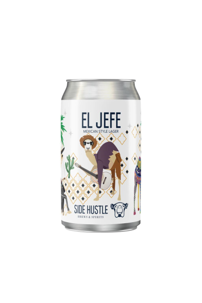 Side Hustle El Jefe Mexican Lager (4.5%) 35.5cl Can