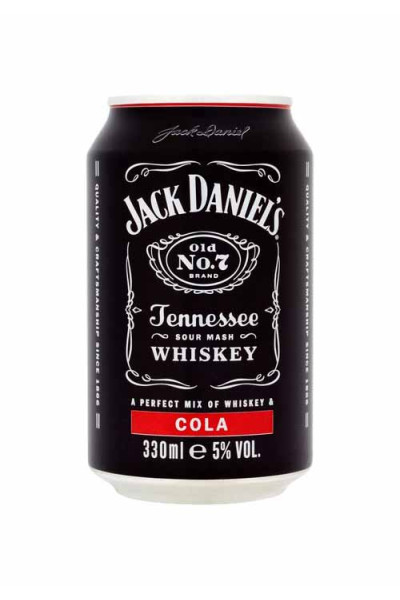 Jack Daniel's and Cola 330ml Can