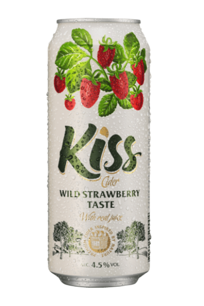 Kiss Cider Wild Strawberry 50cl Can