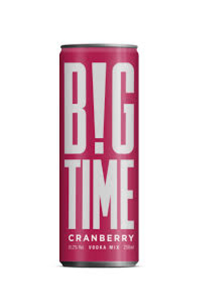 Big Time Vodka Mix Cranberry 25cl Can