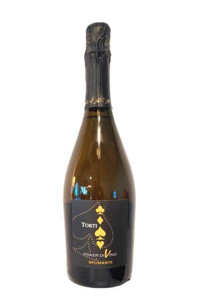 Torti Poker Divino Spumante 75cl Bottle