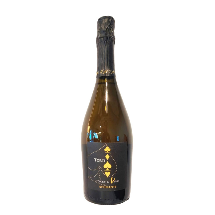 Torti Poker Divino Spumante 75cl Bottle