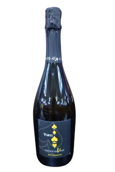 Torti Poker Divino Spumante 75cl Bottle