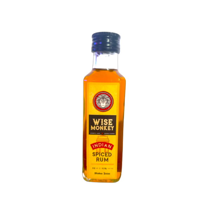 Wise Monkey Indian Spiced Rum 9cl Bottle