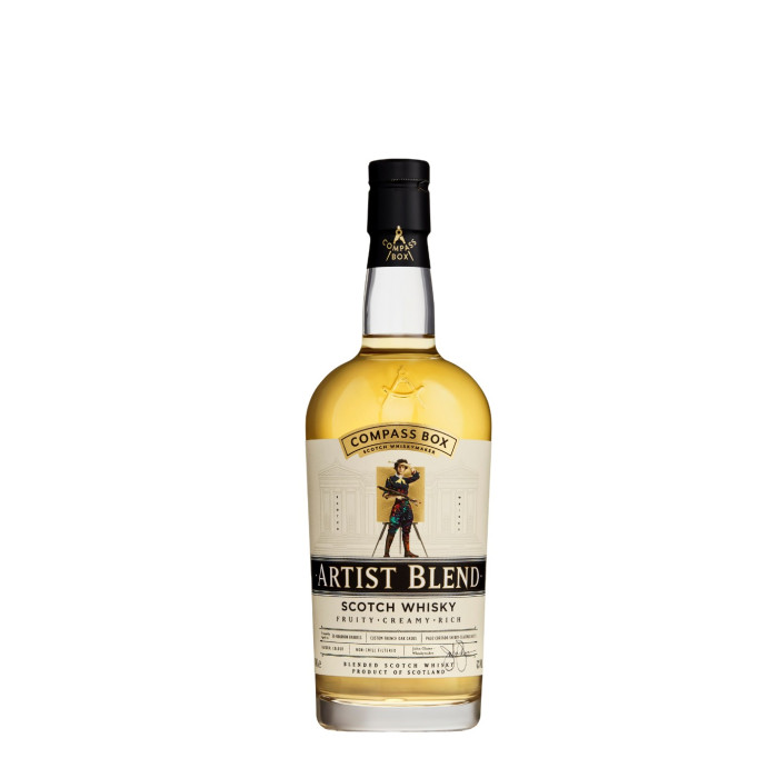 Compass Box  Artist Blend Blended Scotch Whisky Scotland 70 Cl Bottle