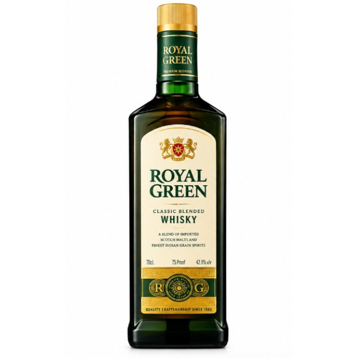 Royal Green Classic Blended Whisky 75Cl