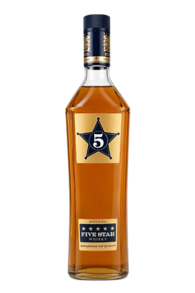 Regents Five Star Whisky 75cl Bottle