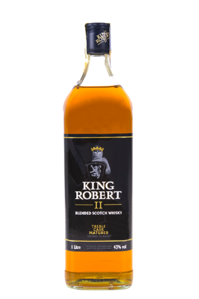 King Robert Blended Scotch Whisky 1 Litre Bottle