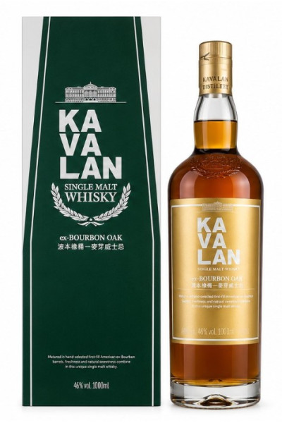 Kavalan Ex Bourbon Oak Single Malt Whisky 1L Bottle