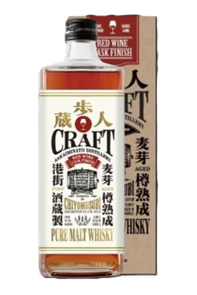 Chiyomusubi Red Wine Cask Finish Whisky Bottle 70Cl (With Box)
