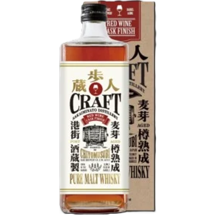Chiyomusubi Red Wine Cask Finish Whisky Bottle 70Cl (With Box)