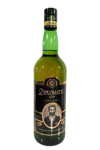 Diplomatic Club 3 Year Old Scotch Whisky 1L Bottle