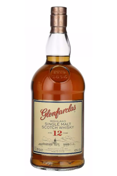 Glenfarclas 12 Year Old 1L Bottle