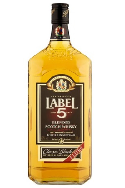 Label 5 Scotch Whisky 1 Litre Bottle