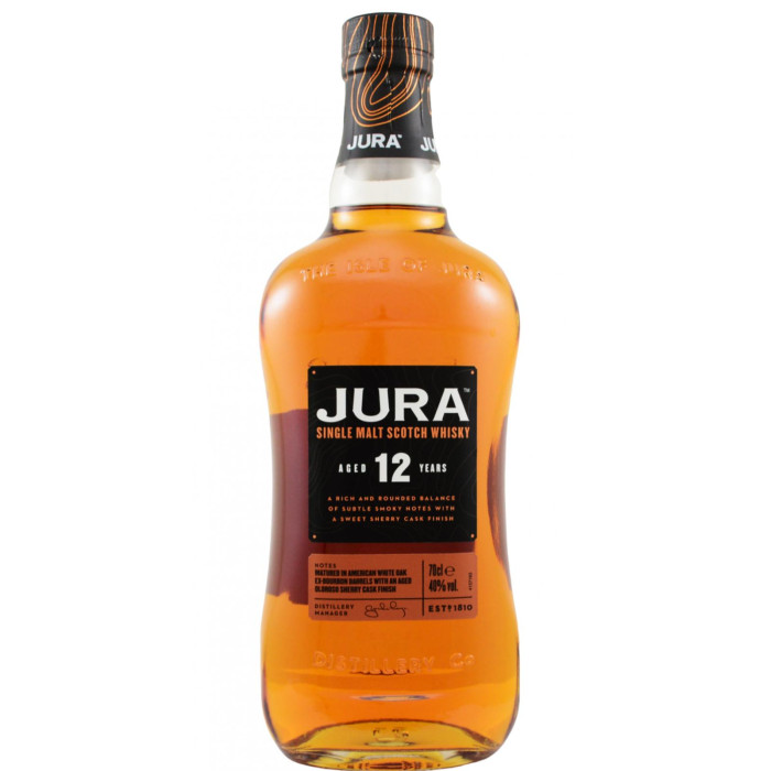 Isle of Jura 12 Year Old 70cl Bottle