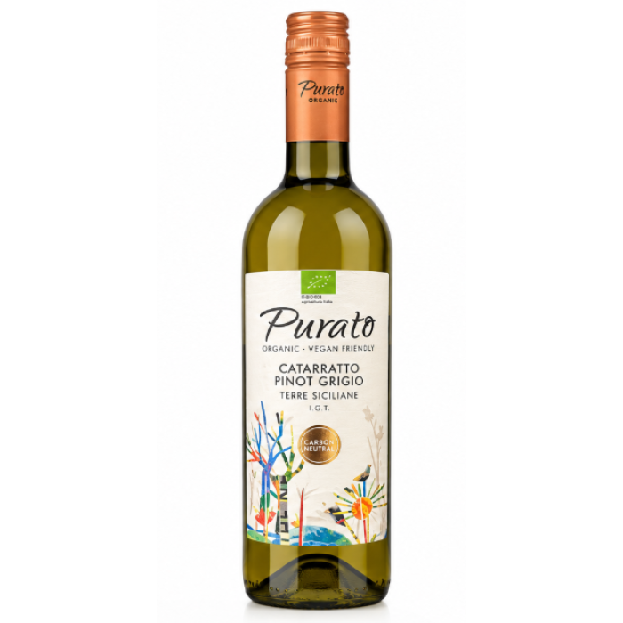 Purato Catar Pinot Gri Terre 75 Cl Bottle 