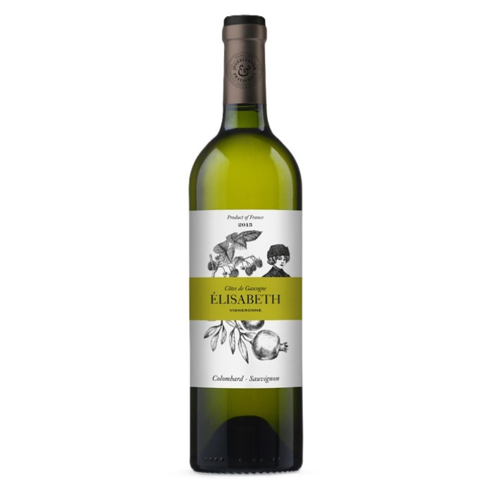 Elisabeth Colombard-Sauvignon, IGP Cotes de Gascogne, Haut Marin 75Cl Bottle